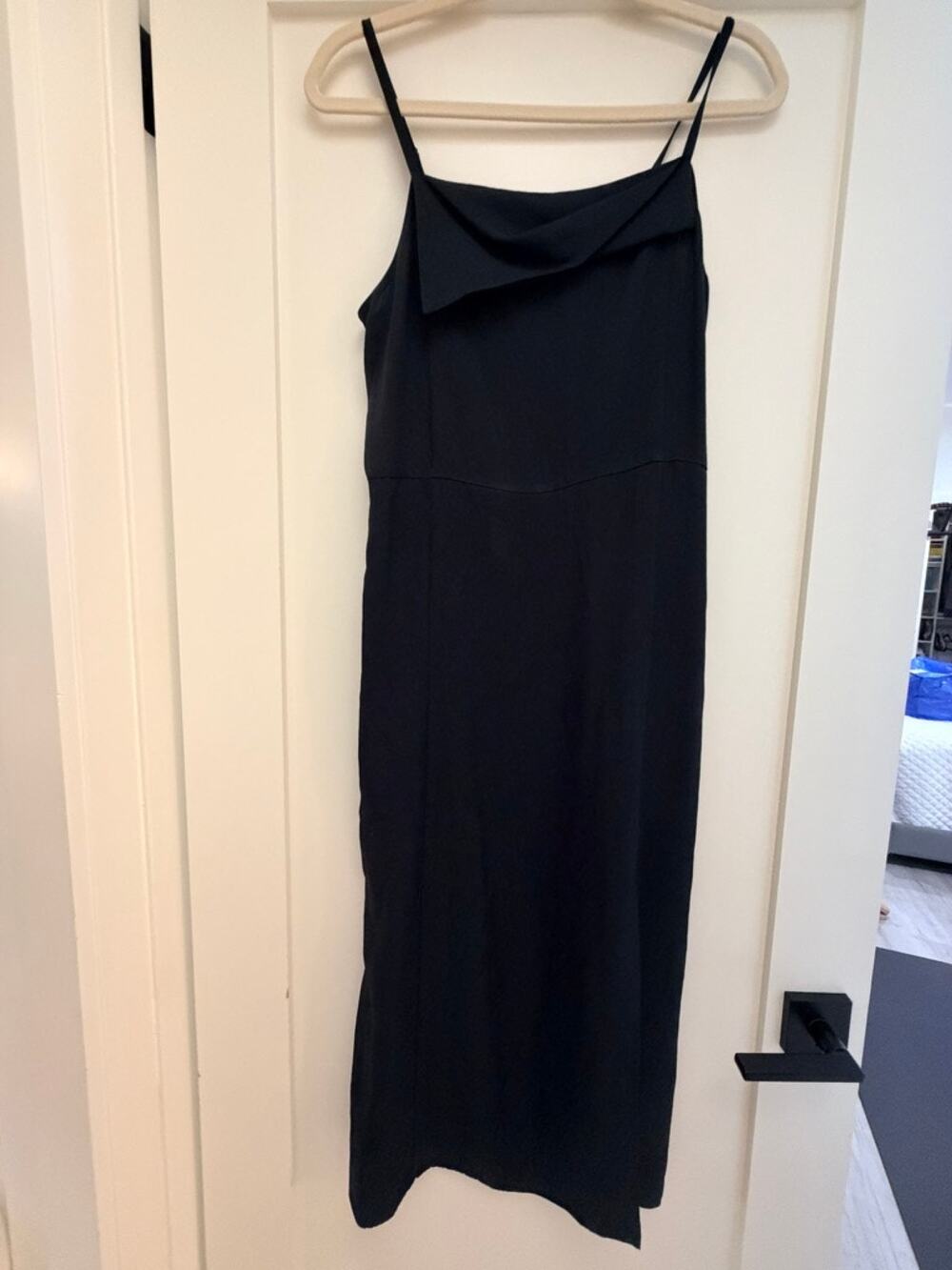 Vince 100% Silk Strappy Midi Dress - Size Medium